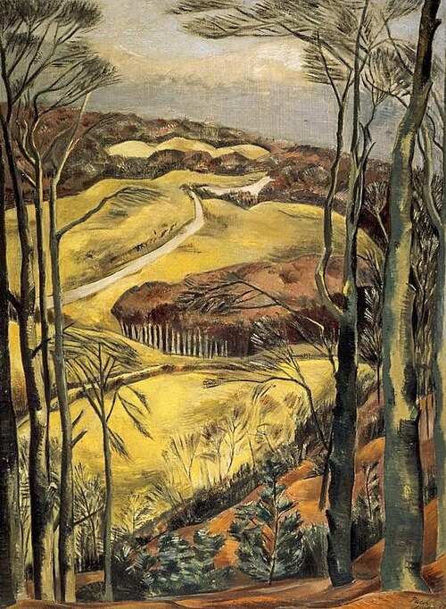 Berkshire Downs, 1922, Paul Nash