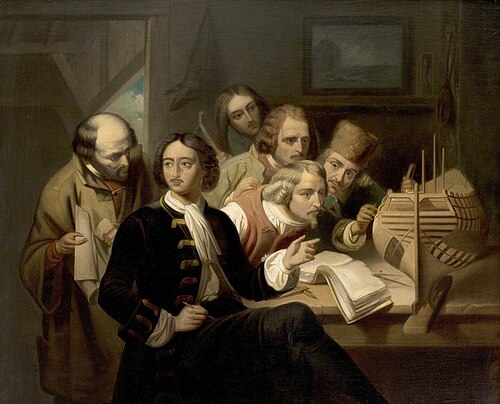 Peter the Great at Zaandam, 1843, Gustave Wappers