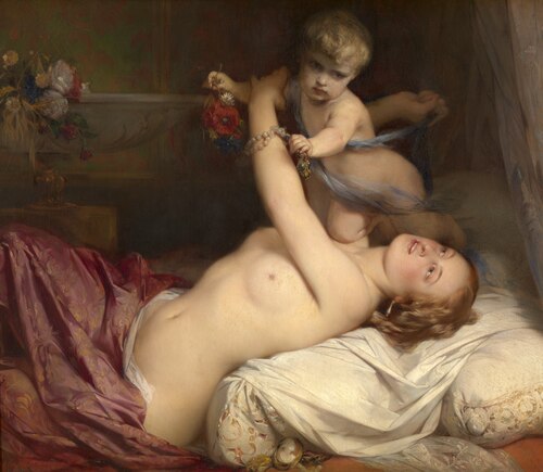 Young Mother with Child, 1854, Gustave Wappers