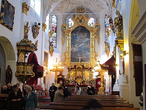 Madona žehná maltézským rytířům v bitvě u Lepanta, 1651, Karel Škréta