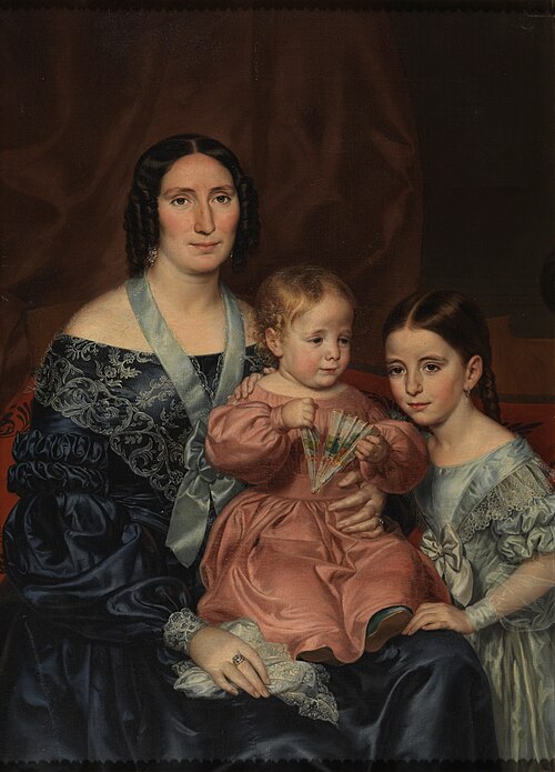 The Barrio Family, 1839, Rafael Tejeo