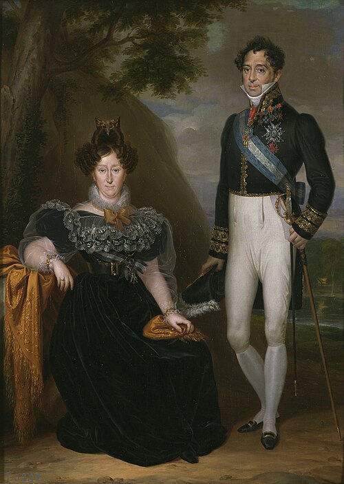 The Duke and Duchess of San Fernando de Quiroga, 1832, Rafael Tejeo