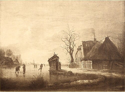 Les plaisirs de l'hiver, 1650, Rafaël Camphuysen