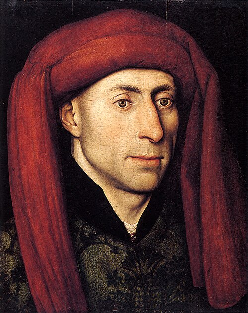 Portrait of an unknown man, 1440, Jacques Daret