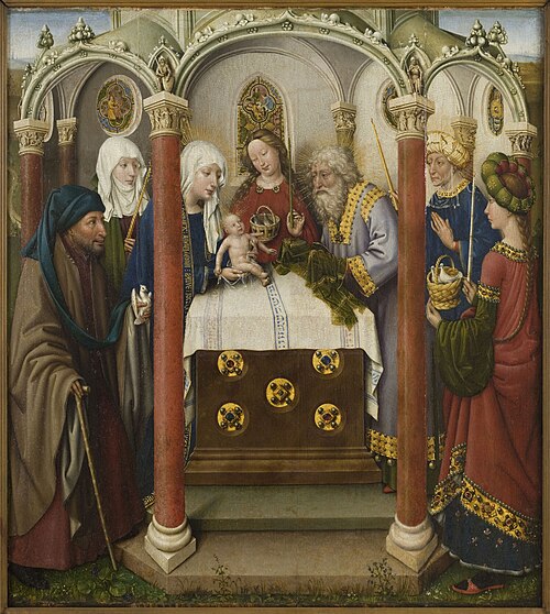 The Presentation in the Temple, 1430, Jacques Daret