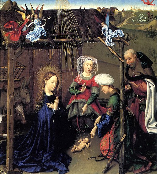 The Nativity, 1430, Jacques Daret