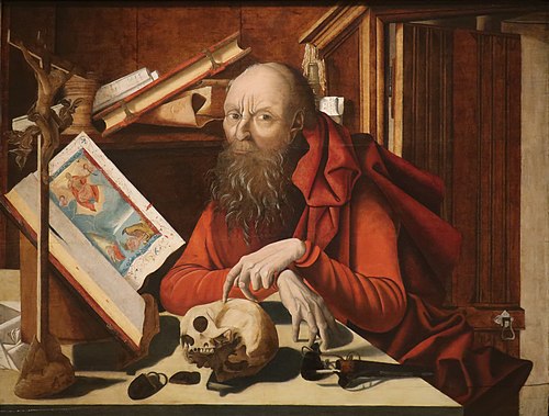 St. Jerome in His Study, 1550, Marinus van Reymerswale