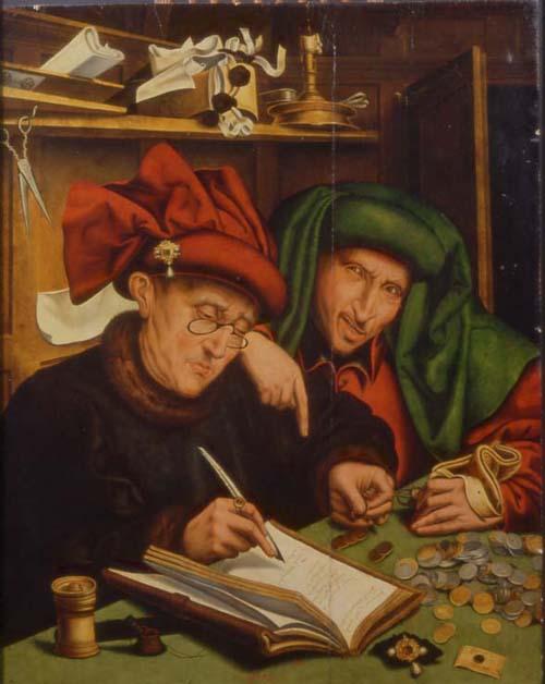 Les changeurs, 1540, Marinus van Reymerswale