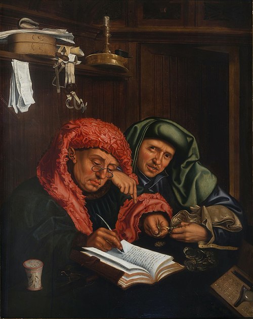 Two Excisemen, 1550, Marinus van Reymerswale