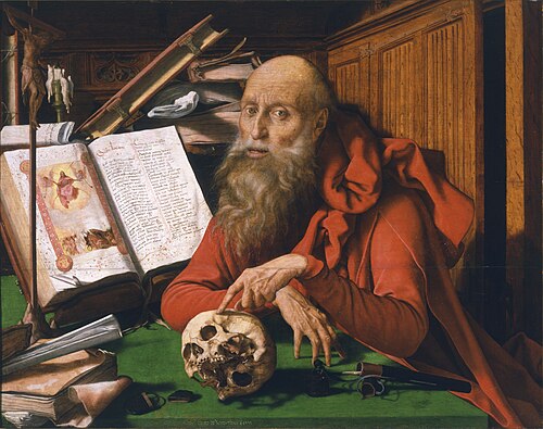 St Jerome in his study, 1533, Marinus van Reymerswale