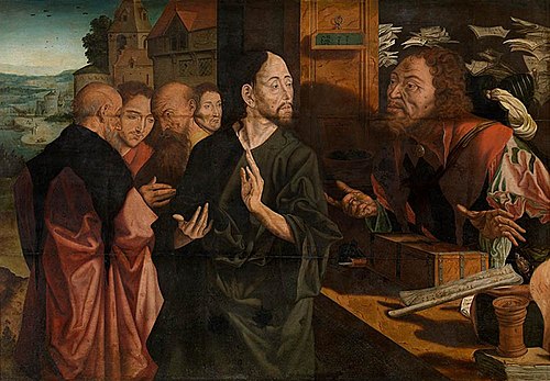 The Calling of Saint Matthew, 1530, Marinus van Reymerswale
