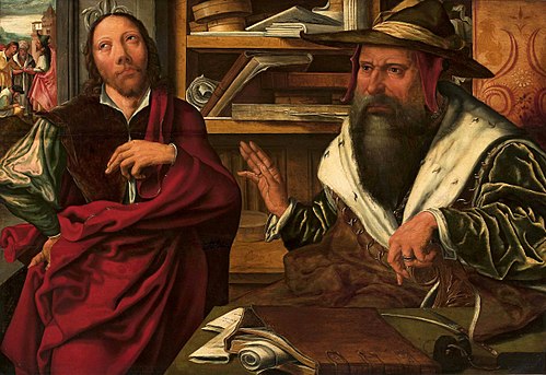 La Vocation de saint Matthieu, 1530, Marinus van Reymerswale