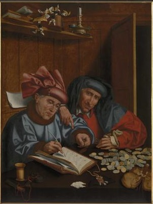 Les Collecteurs d'impôts, 1550, Marinus van Reymerswale
