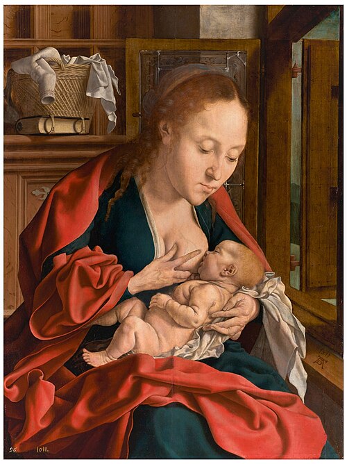 The Virgin Nursing the Child, 1525, Marinus van Reymerswale