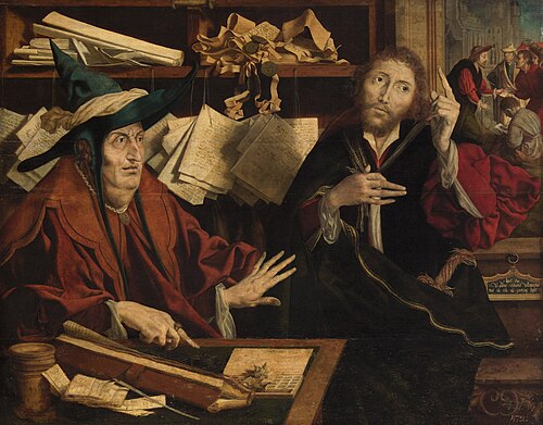 Saint Jérôme dans son étude, 1540, Marinus van Reymerswale