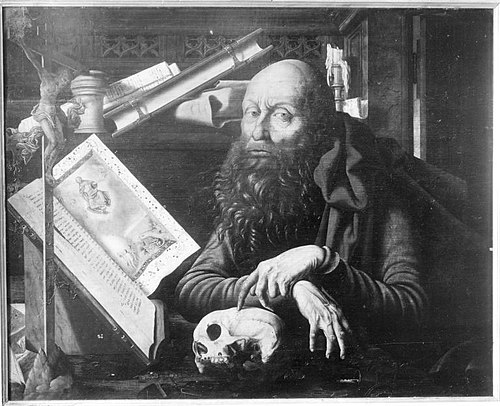 Saint Jérôme, 1528, Marinus van Reymerswale