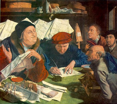 Le Notaire, 1542, Marinus van Reymerswale