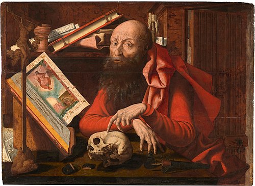 Saint Jerome in his Study, 1501, Marinus van Reymerswale