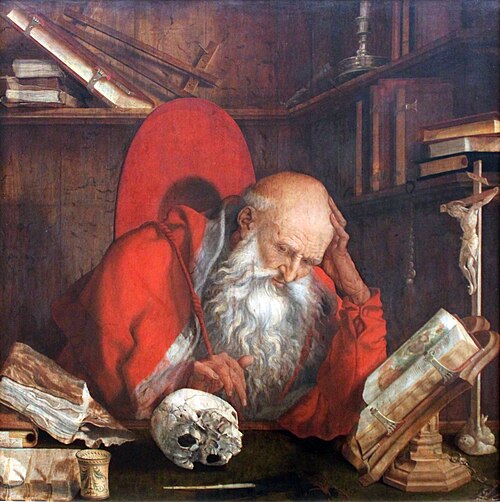 St. Jerome in his Cell, 1545, Marinus van Reymerswale