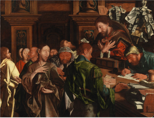 The Calling of Saint Matthew, 1543, Marinus van Reymerswale