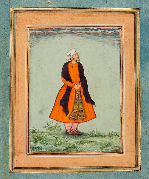 Courtier Awaiting Akbar's Command, 1575, Basawan