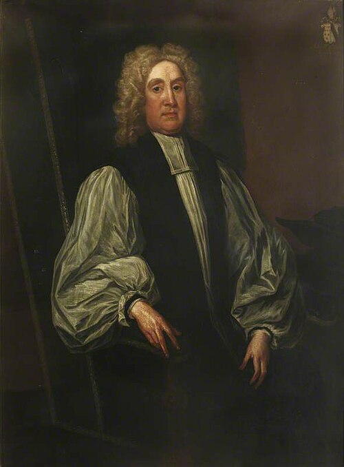 John Hough (1651–1743), President of Magdalen College (1687 & 1688–1701), Bishop of Oxford (1690–169, 1734, Charles Jervas