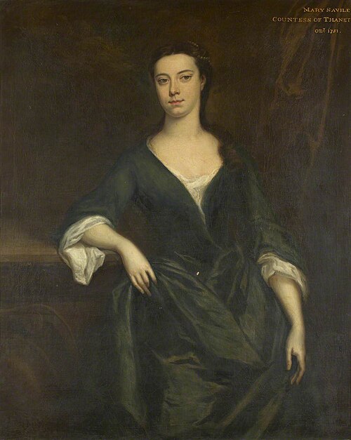 Mary Savile (1700–1751), Countess of Thanet, 1750, Charles Jervas
