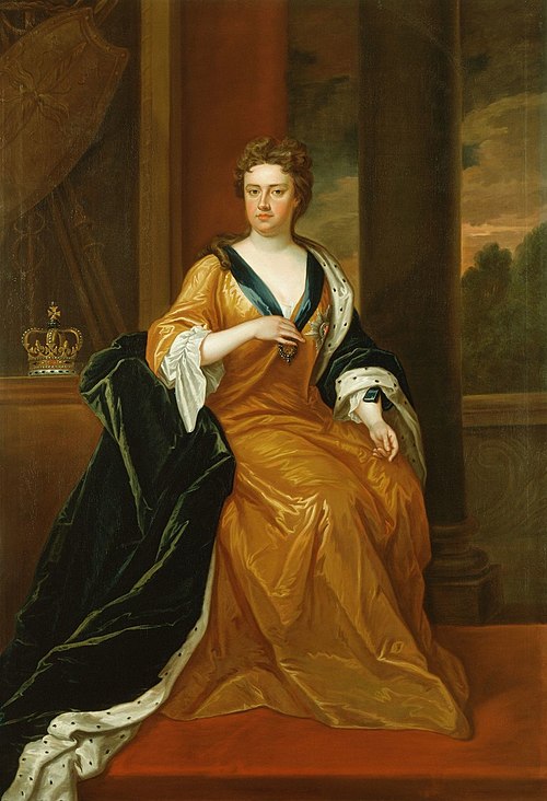 Queen Anne (1665-1714) after Kneller, 1736, Charles Jervas