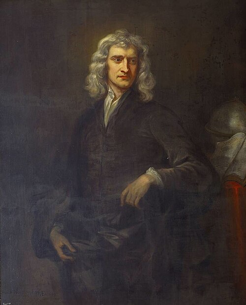 (After Kneller) Sir Isaac Newton (1642-1727), 1689, Charles Jervas