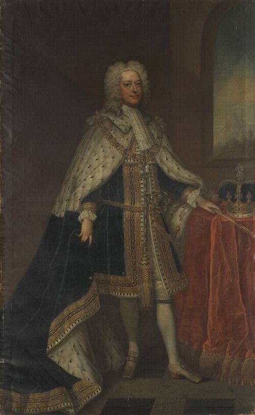König Georg II. von England (Krönungsporträt) (Werkstatt), , Charles Jervas