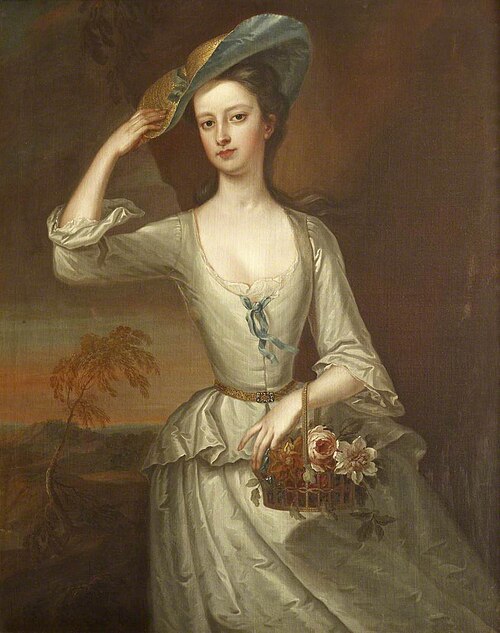 Lady Louisa Caroline Isabella Hervey, Lady Smyth (1715-1770), 1733, Charles Jervas