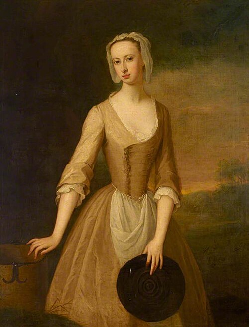 Lady Catherine Hyde, Duchess of Queensberry (1700-1777) as a Milkmaid, 1727, Charles Jervas