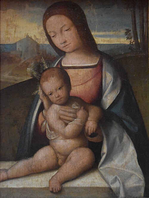 Vierge à l'enfant (855.3.9), 1510, Benvenuto Tisi