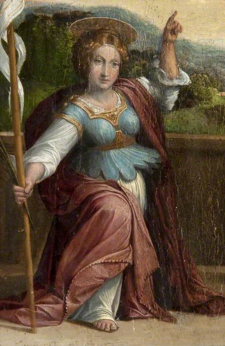 Saint Ursula, 1530, Benvenuto Tisi