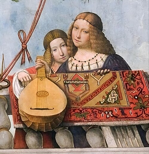 Beatrice and Isabella d'Este, 1503, Benvenuto Tisi