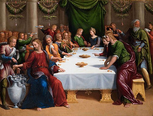 Les Noces de Cana, 1518, Benvenuto Tisi