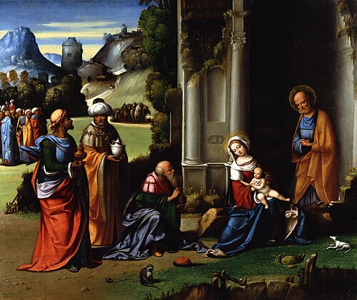 Die Anbetung der Könige, 1506, Benvenuto Tisi