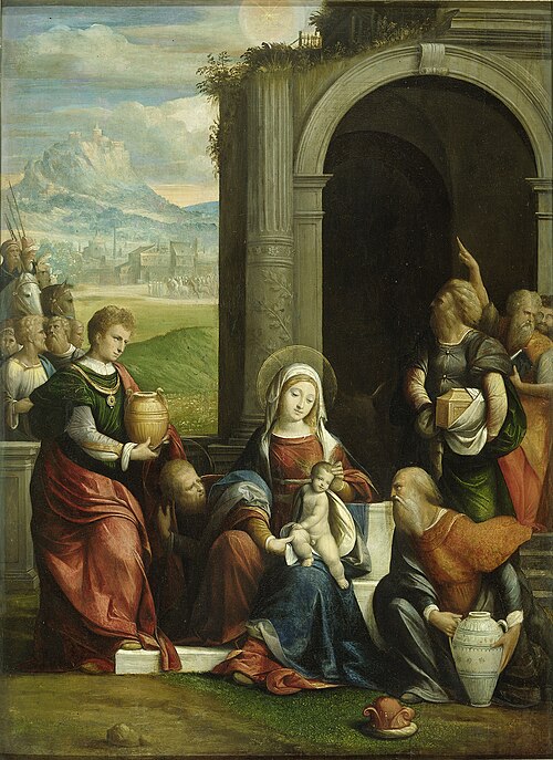 Adoration of the Magi, 1530, Benvenuto Tisi