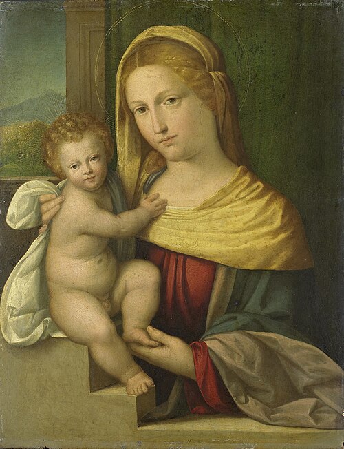 Vierge à l'Enfant, 1550, Benvenuto Tisi