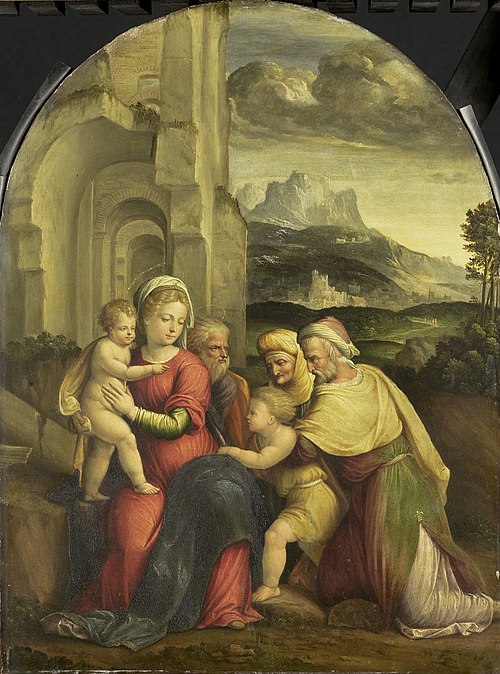 Sainte Famille, 1535, Benvenuto Tisi