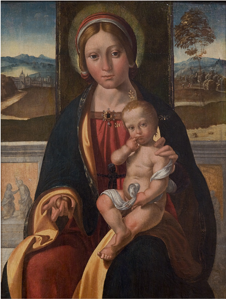 Vierge à l'Enfant., 1500, Benvenuto Tisi