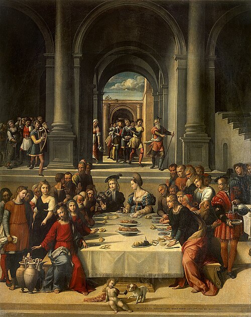 Les Noces de Cana, 1531, Benvenuto Tisi
