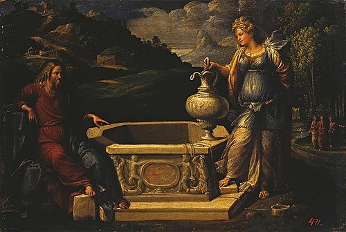 Christ and the Samaritan Woman, 1500, Benvenuto Tisi