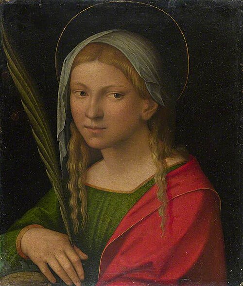 Saint Catherine of Alexandria, 1522, Benvenuto Tisi