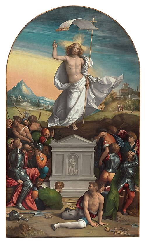 Resurrection of Christ, 1520, Benvenuto Tisi