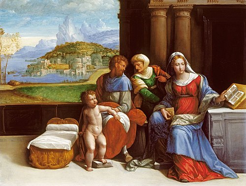 The Holy Family, , Benvenuto Tisi