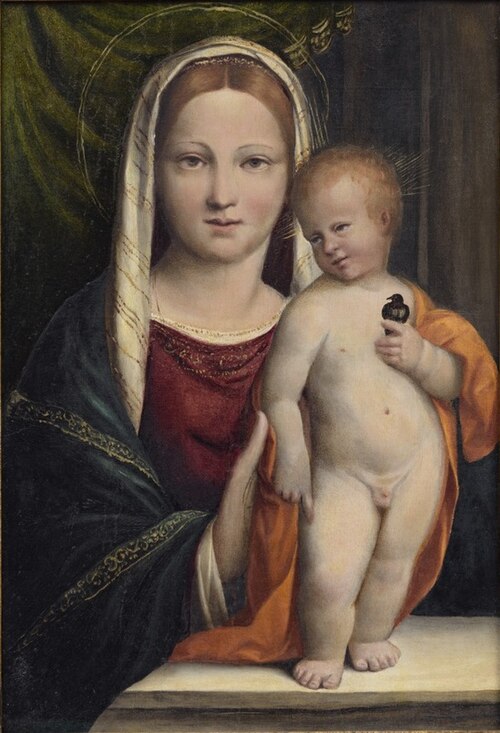 Mary with the Christ-child, 1510, Benvenuto Tisi