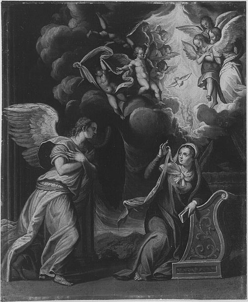 Annunciation, 1520, Benvenuto Tisi