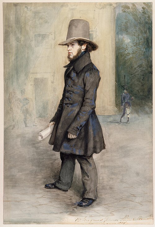 Adolph Menzel, 1837, Eduard Magnus