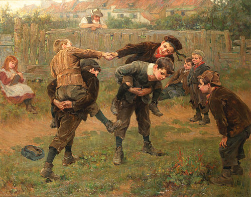 The tournament., 1898, Ralph Hedley